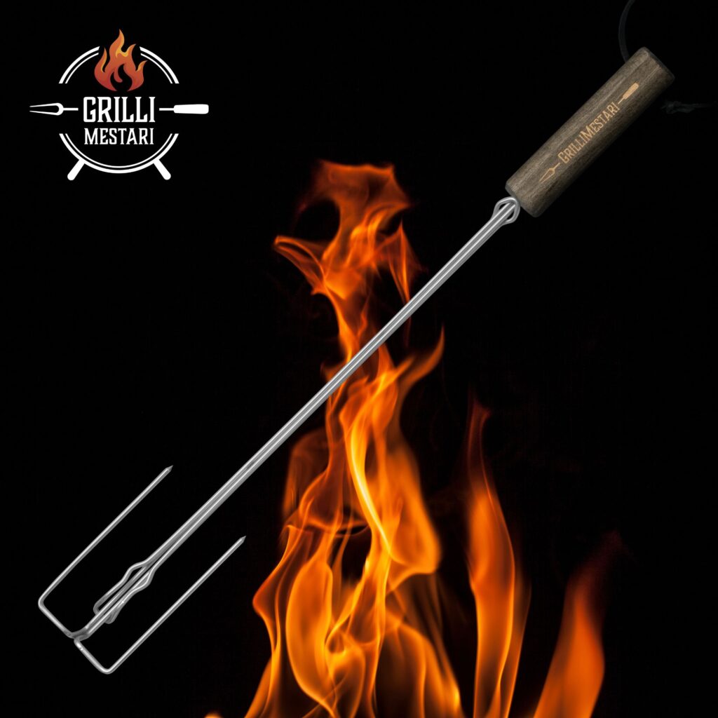 grillimestari.com - jatkettava grillitikku, jatkettava makkaratikku